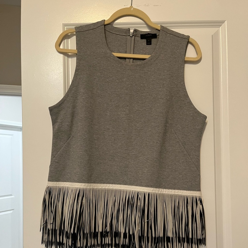 JCrew fringe tank top
